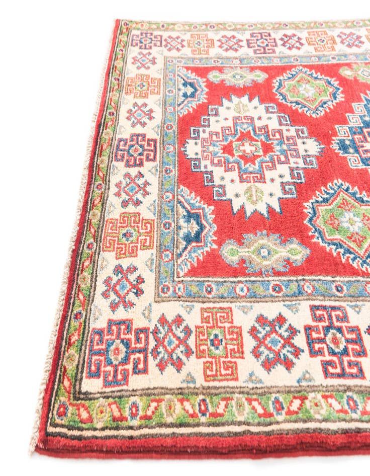 Detail image of  3' 2 x 5' 1  Hand Knotted Kazak Rug