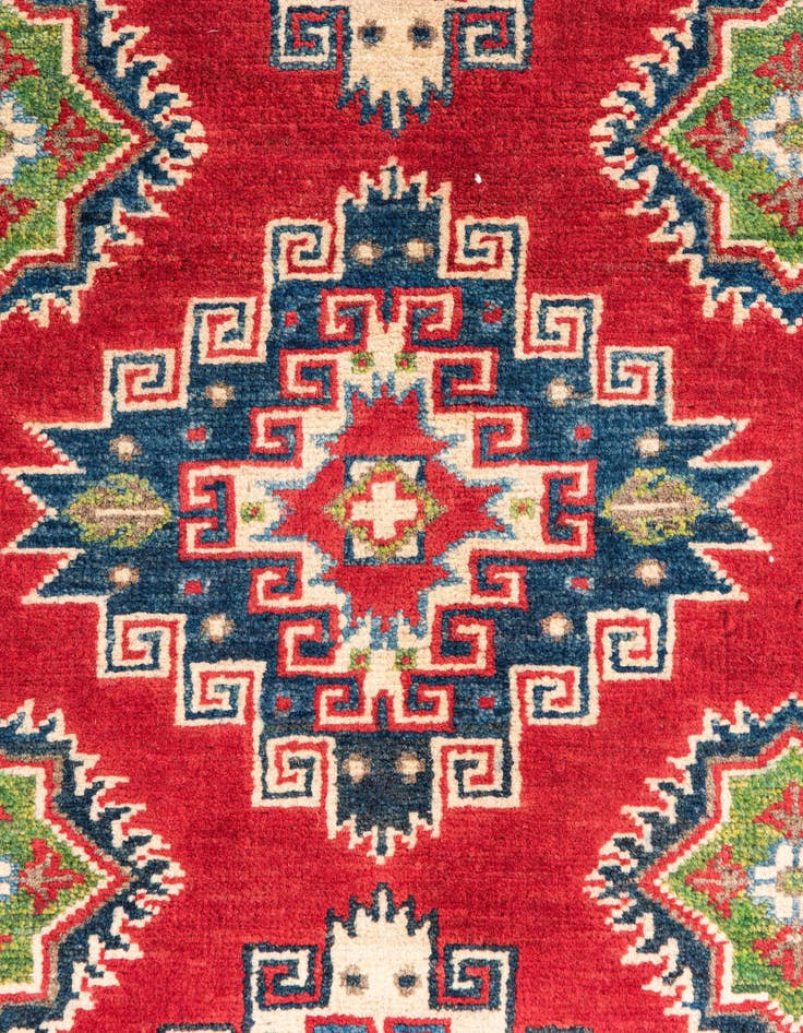 Detail image of  3' 2 x 5' 1  Hand Knotted Kazak Rug