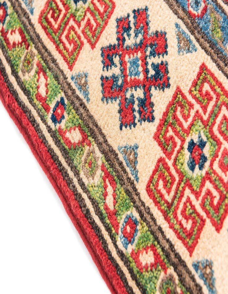 Detail image of  3' 2 x 5' 1  Hand Knotted Kazak Rug