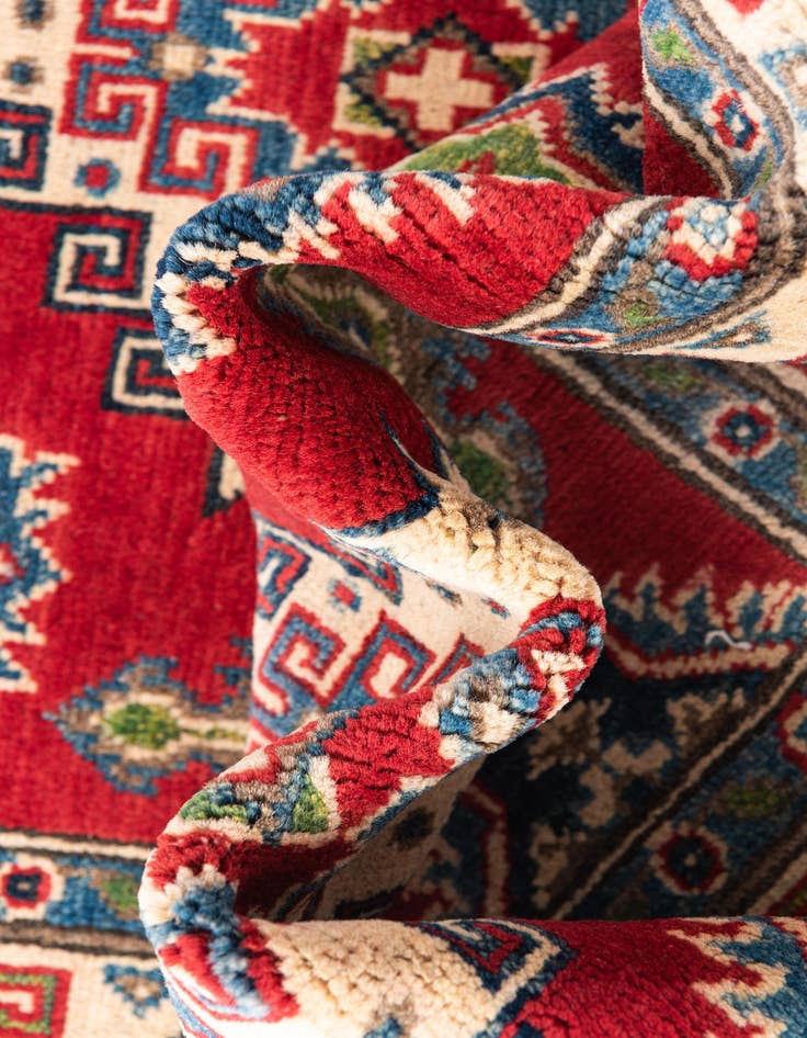 Detail image of  3' 2 x 5' 1  Hand Knotted Kazak Rug