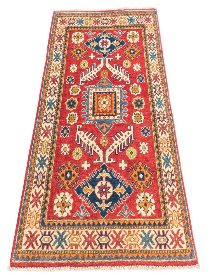 Detail image of  3' 3 x 5'  Hand Knotted Kazak Rug