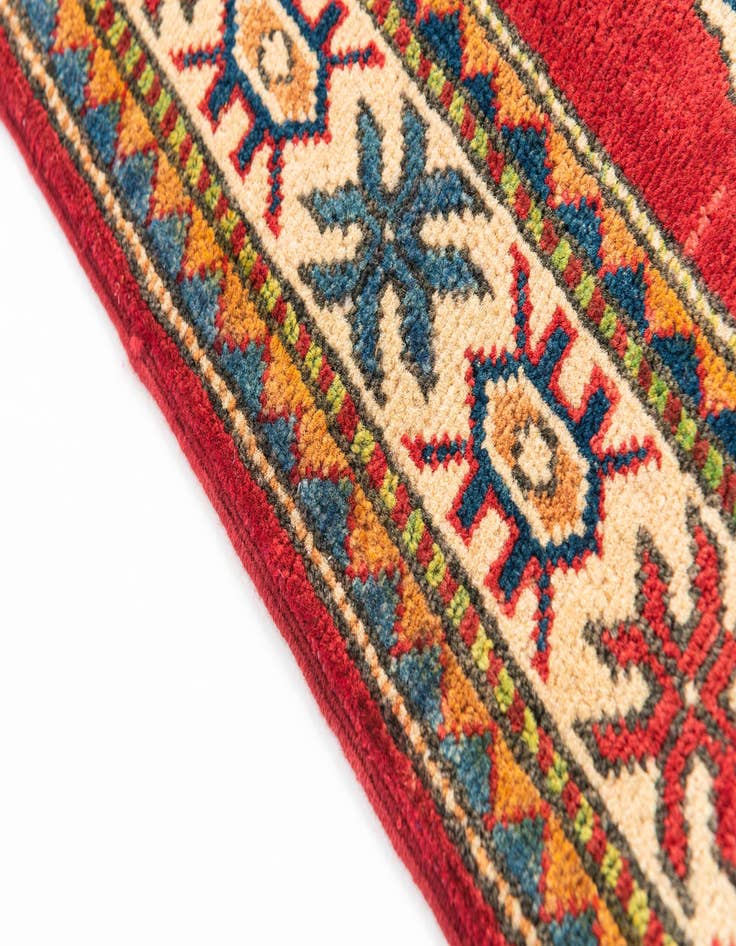 Detail image of  3' 3 x 5'  Hand Knotted Kazak Rug