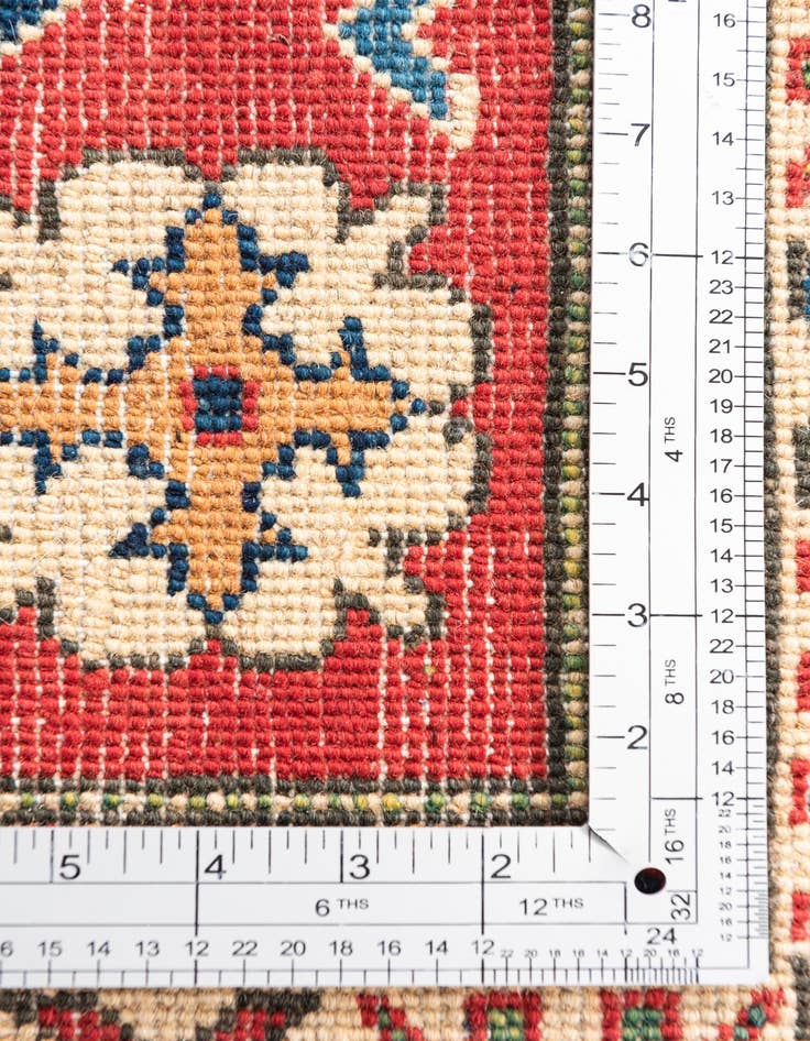 Detail image of  3' 3 x 5'  Hand Knotted Kazak Rug