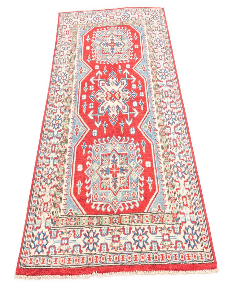 Detail image of  3' 10 x 6' 2  Hand Knotted Kazak Rug