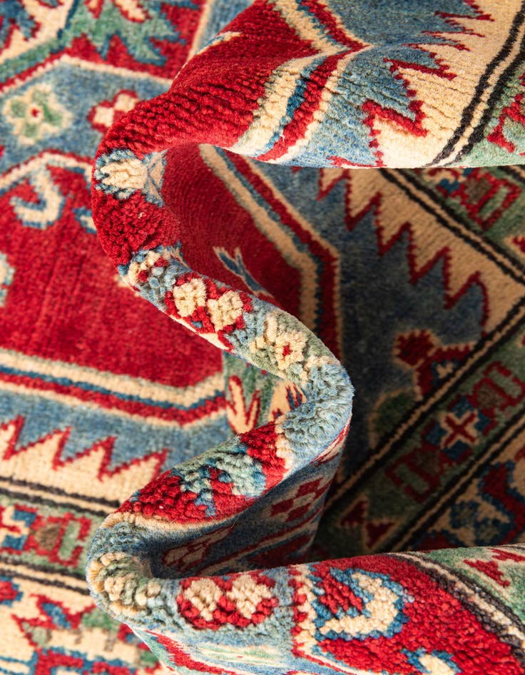 Detail image of  3' 10 x 6' 2  Hand Knotted Kazak Rug