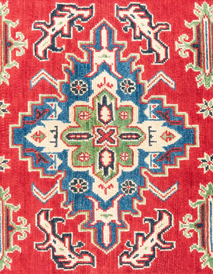 Detail image of  3' 10 x 6' 1  Hand Knotted Kazak Rug