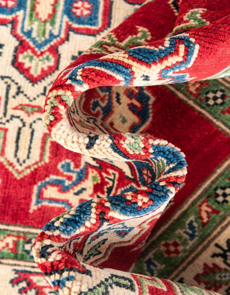 Detail image of  3' 10 x 6' 1  Hand Knotted Kazak Rug