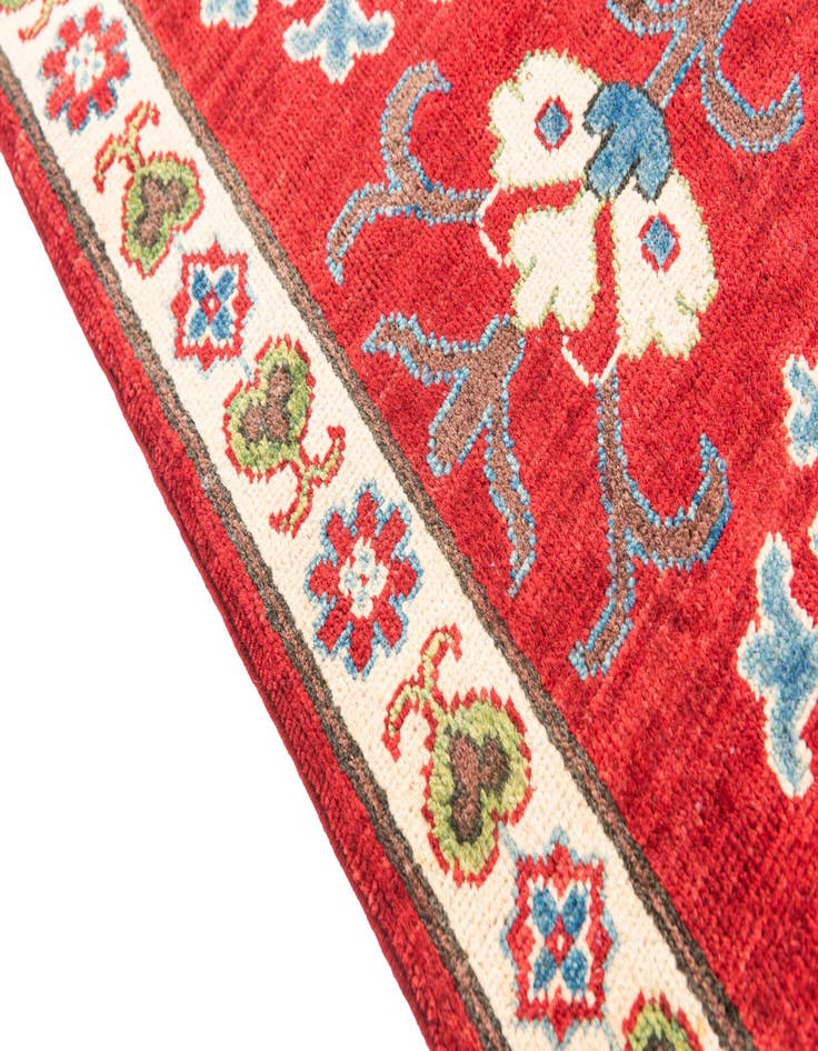 Detail image of  4' 1 x 6' 1  Hand Knotted Kazak Rug
