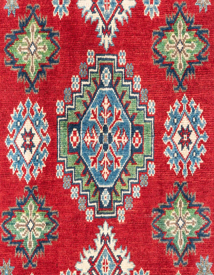 Detail image of  4' x 6'  Hand Knotted Kazak Rug