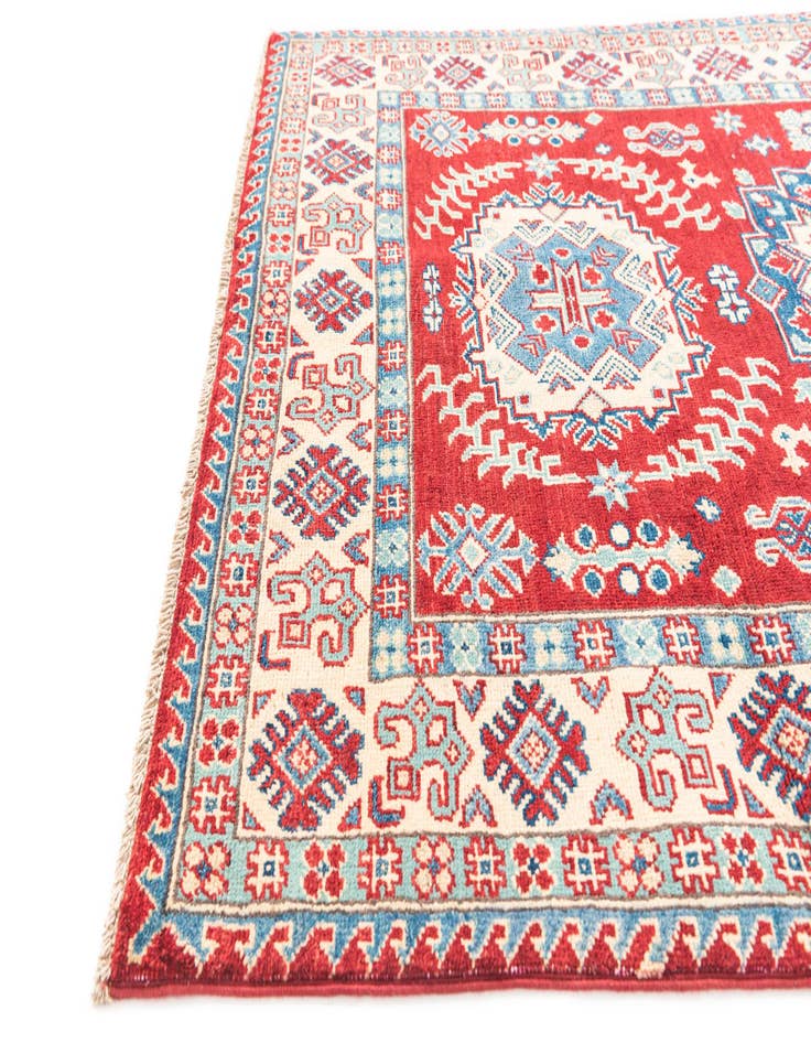 Detail image of  3' 10 x 6'  Hand Knotted Kazak Rug