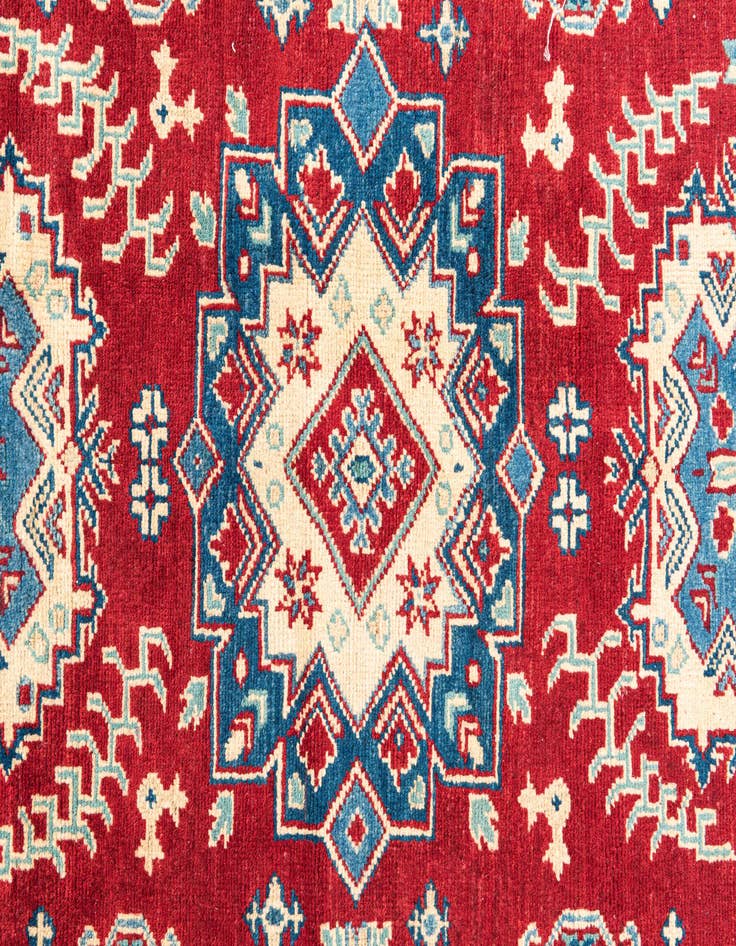 Detail image of  3' 10 x 6'  Hand Knotted Kazak Rug