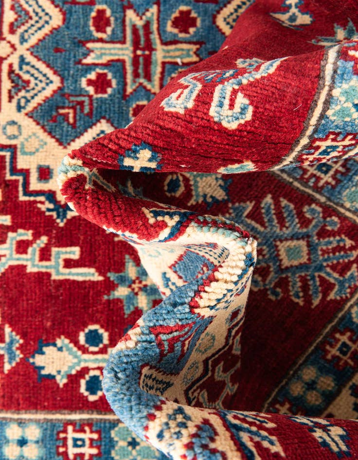 Detail image of  3' 10 x 6'  Hand Knotted Kazak Rug