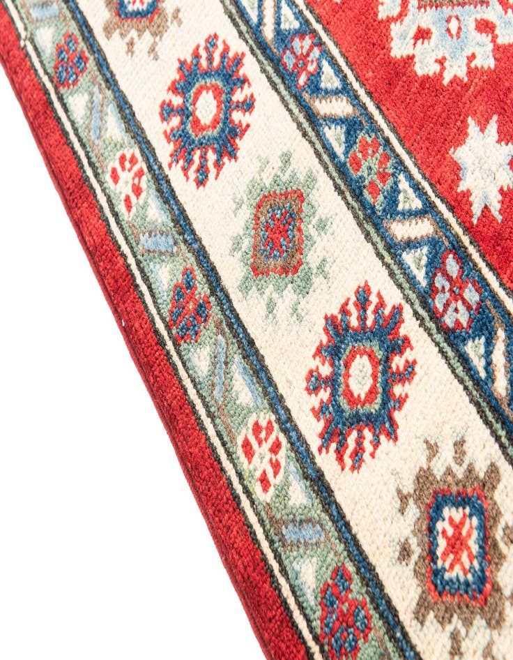 Detail image of  4' x 6'  Hand Knotted Kazak Rug
