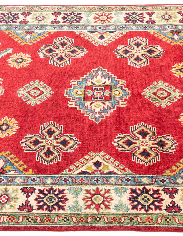 Detail image of  4' 1 x 5' 10  Hand Knotted Kazak Rug