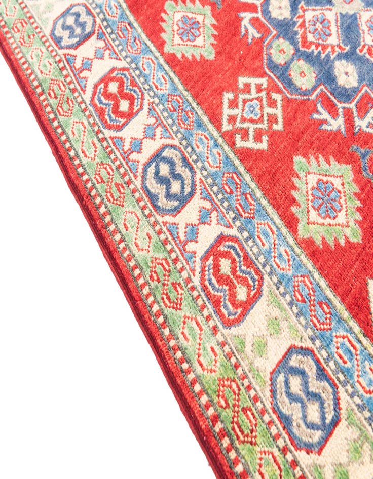 Detail image of  4' x 6'  Hand Knotted Kazak Rug