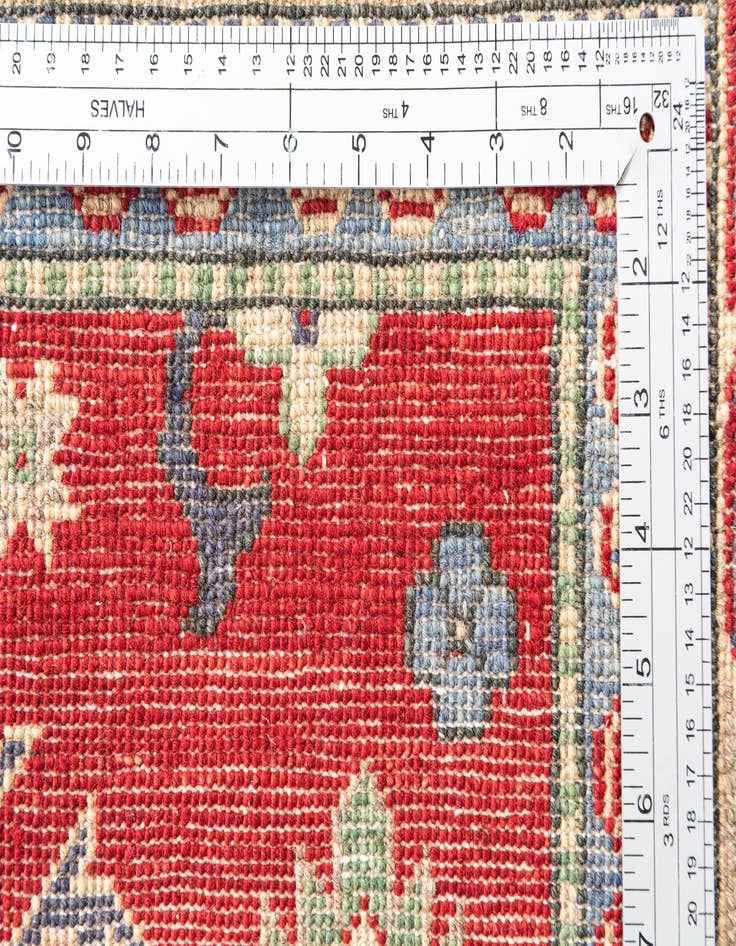 Detail image of  4' x 6'  Hand Knotted Kazak Rug