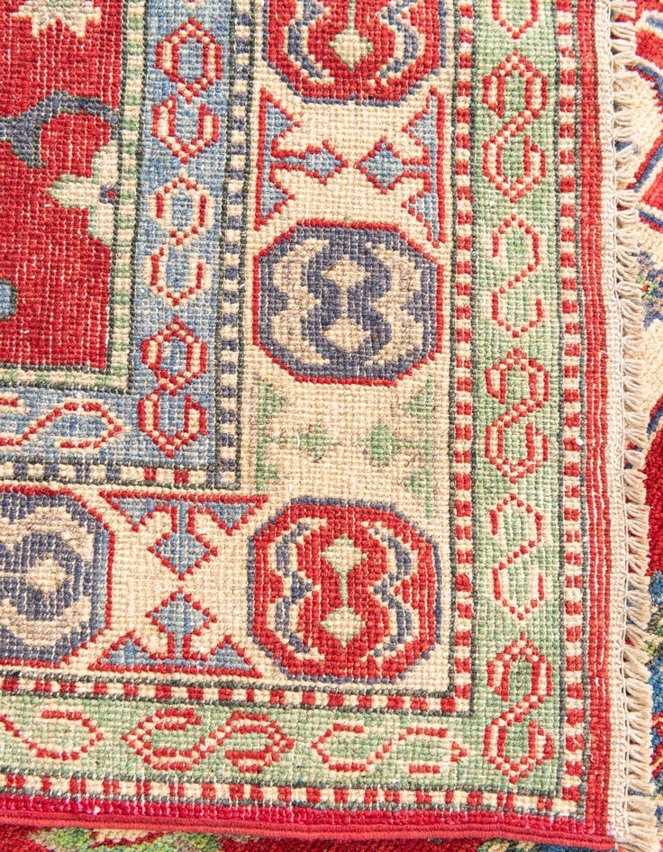 Detail image of  4' x 6'  Hand Knotted Kazak Rug