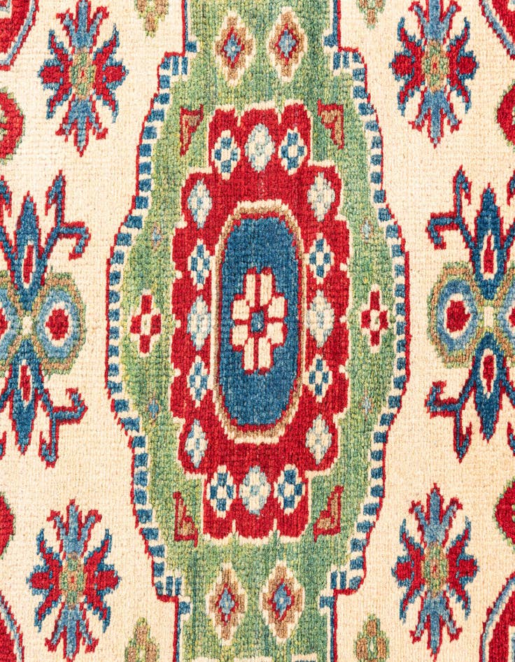 Detail image of  4' x 6'  Hand Knotted Kazak Rug