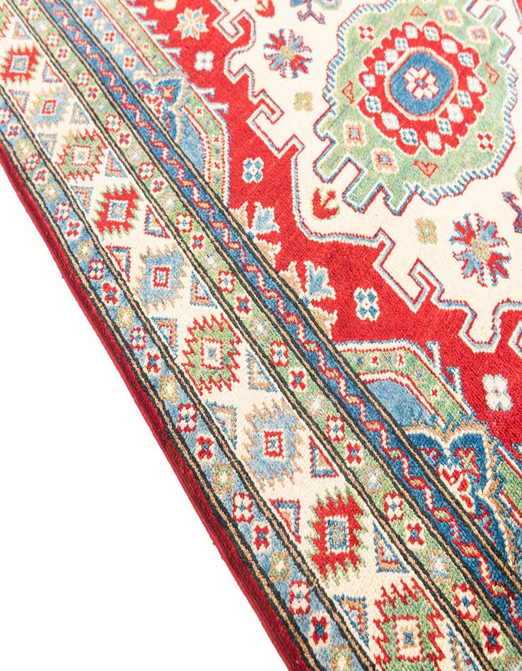 Detail image of  4' x 6'  Hand Knotted Kazak Rug