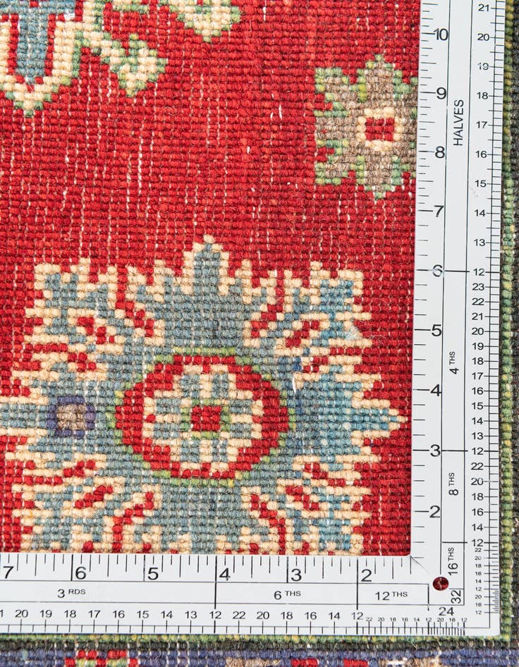 Detail image of  4' 1 x 5' 10  Hand Knotted Kazak Rug