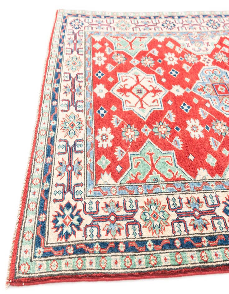 Detail image of  3' 10 x 5' 7  Hand Knotted Kazak Rug