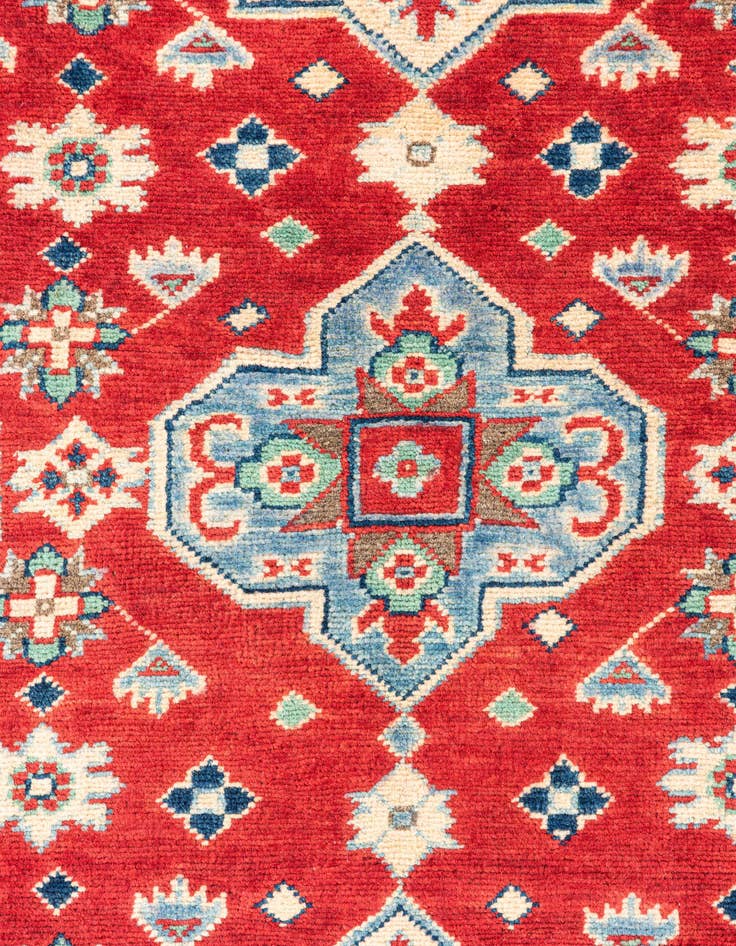 Detail image of  3' 10 x 5' 7  Hand Knotted Kazak Rug