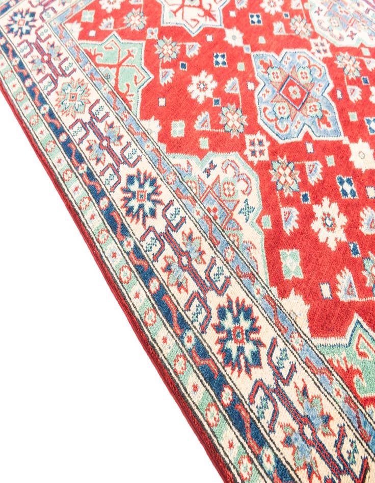 Detail image of  3' 10 x 5' 7  Hand Knotted Kazak Rug