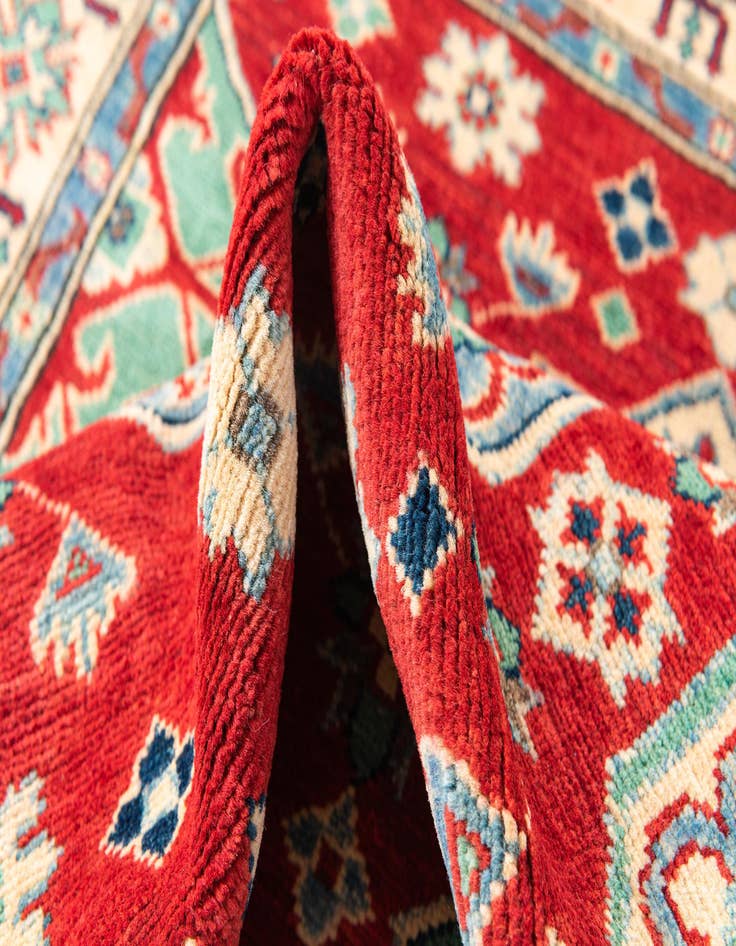 Detail image of  3' 10 x 5' 7  Hand Knotted Kazak Rug