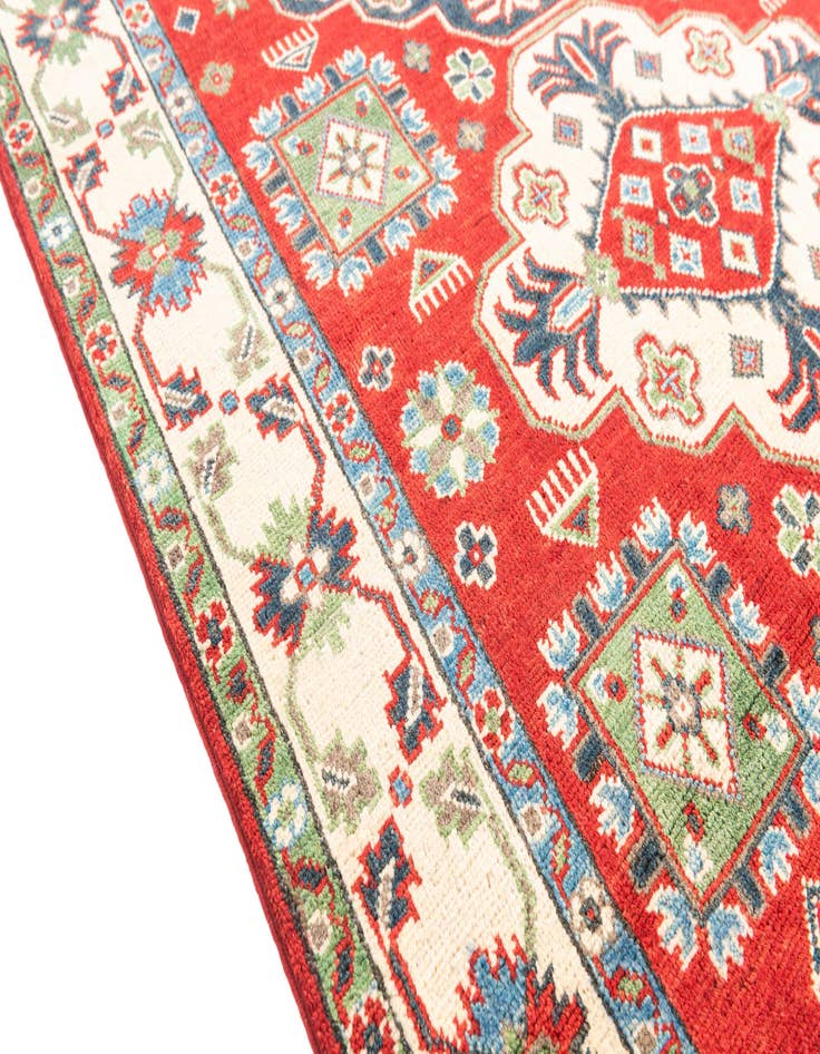 Detail image of  4' 1 x 6' 1  Hand Knotted Kazak Rug
