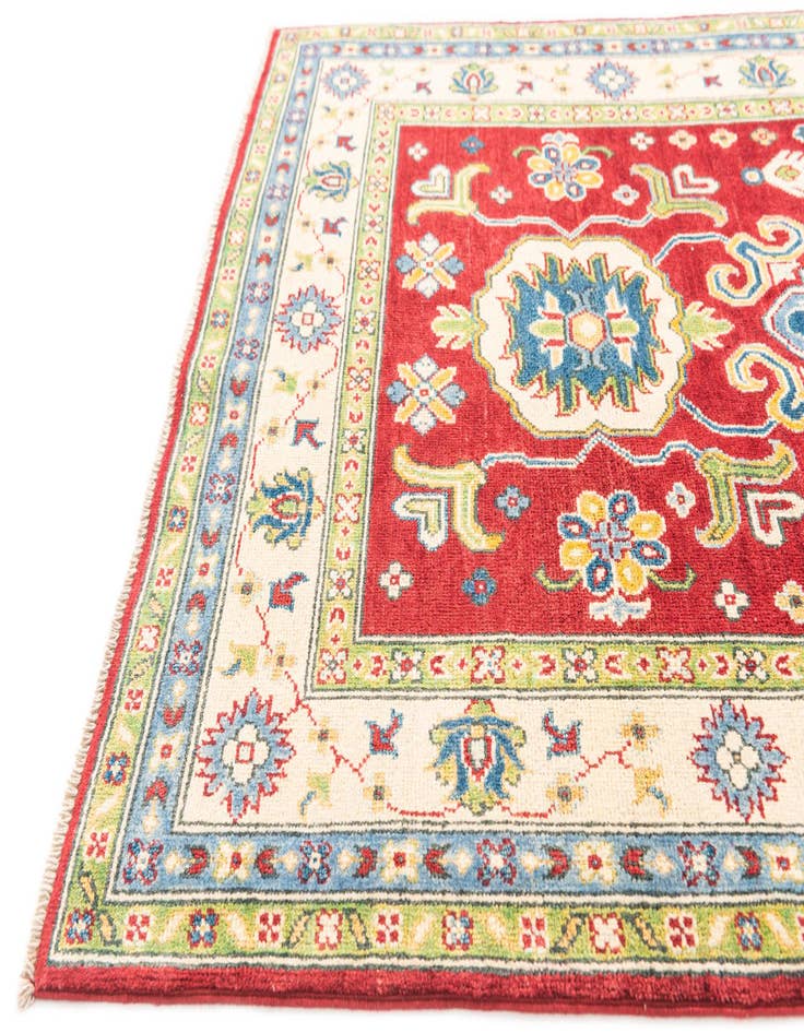 Detail image of  3' 10 x 6' 3  Hand Knotted Kazak Rug