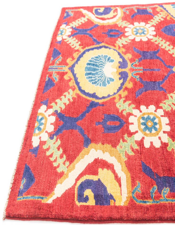 Detail image of  3' 10 x 6' 1  Hand Knotted Kazak Rug