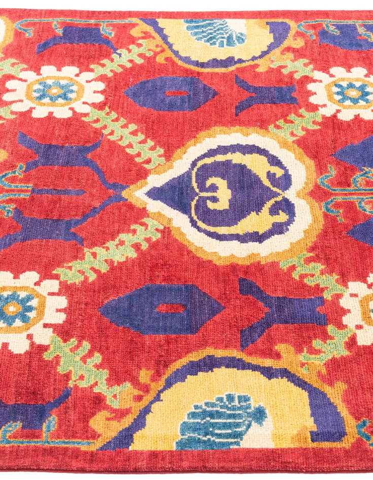 Detail image of  3' 10 x 6' 1  Hand Knotted Kazak Rug