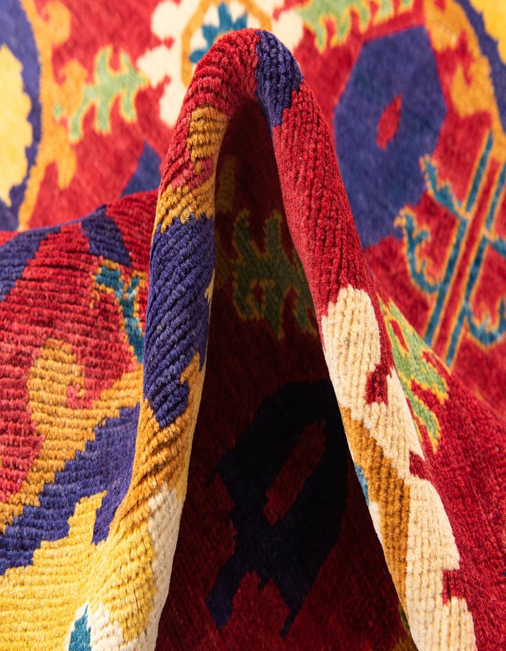 Detail image of  3' 10 x 6' 1  Hand Knotted Kazak Rug