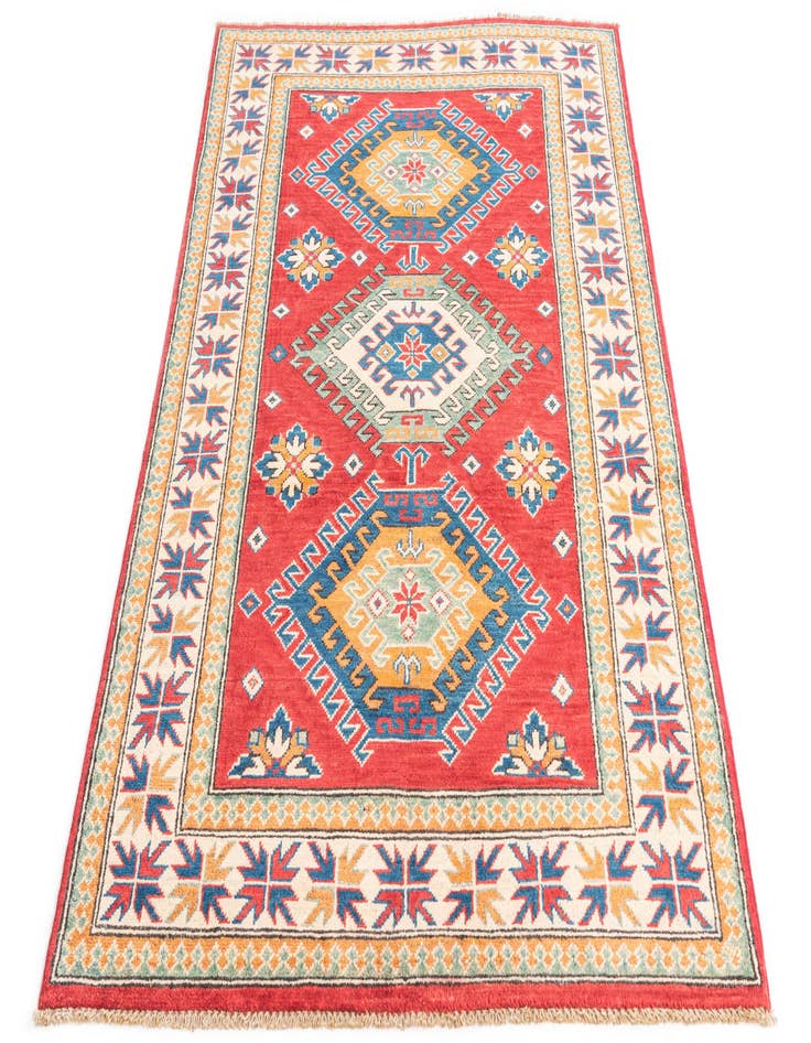 Detail image of  3' 9 x 5' 7  Hand Knotted Kazak Rug