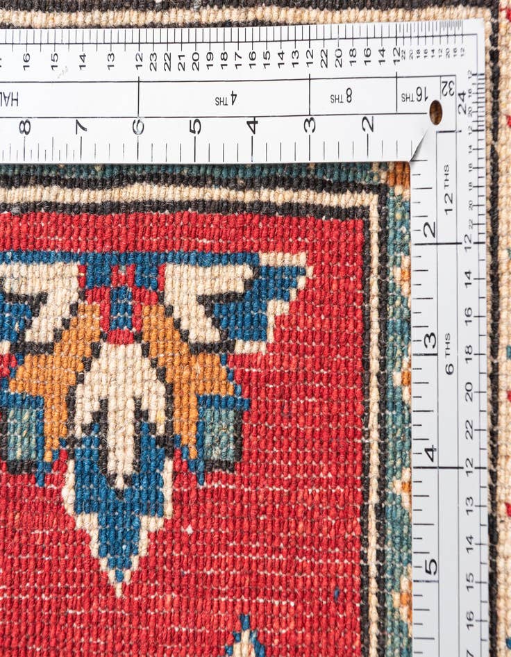 Detail image of  3' 9 x 5' 7  Hand Knotted Kazak Rug