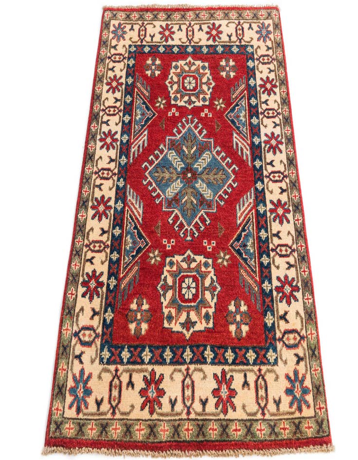 Detail image of  2' 9 x 4' 1  Hand Knotted Kazak Rug