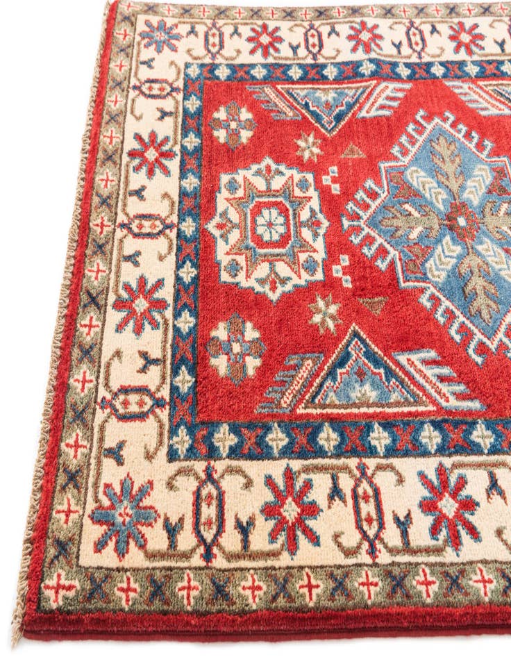 Detail image of  2' 9 x 4' 1  Hand Knotted Kazak Rug