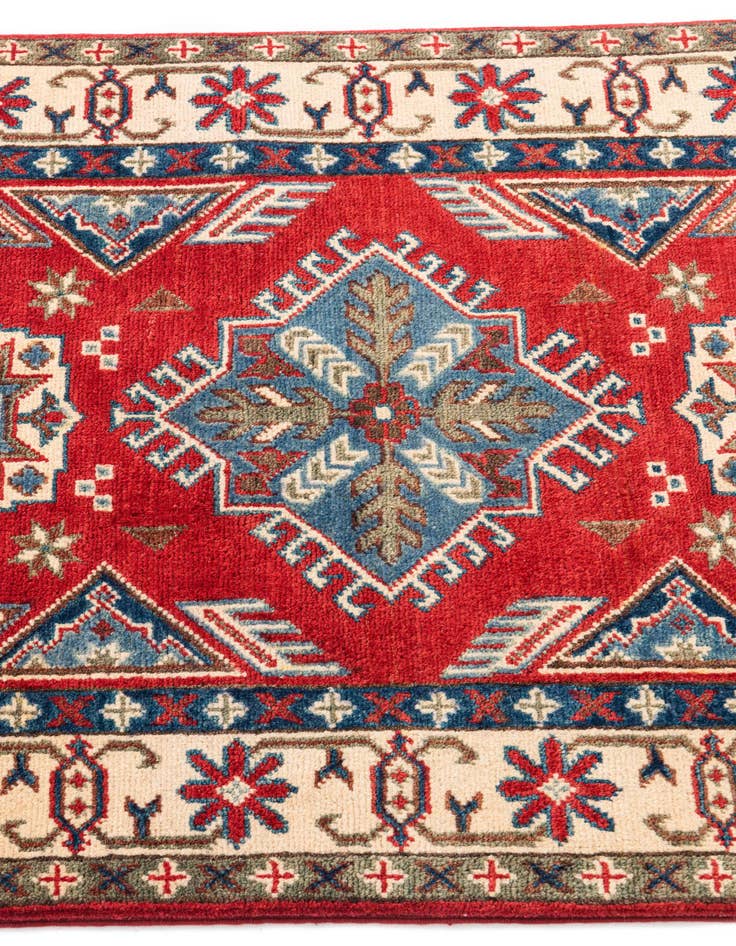 Detail image of  2' 9 x 4' 1  Hand Knotted Kazak Rug