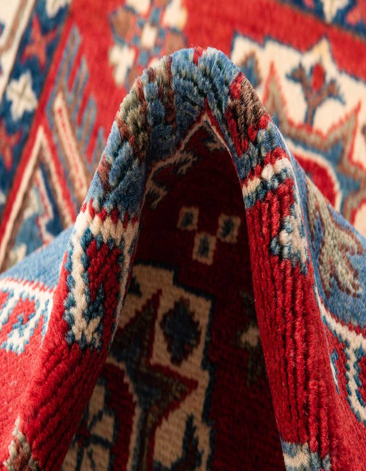 Detail image of  2' 9 x 4' 1  Hand Knotted Kazak Rug