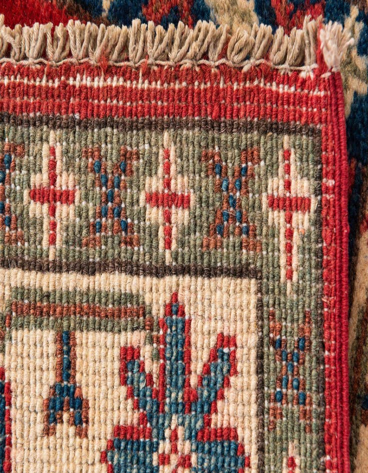 Detail image of  2' 9 x 4' 1  Hand Knotted Kazak Rug