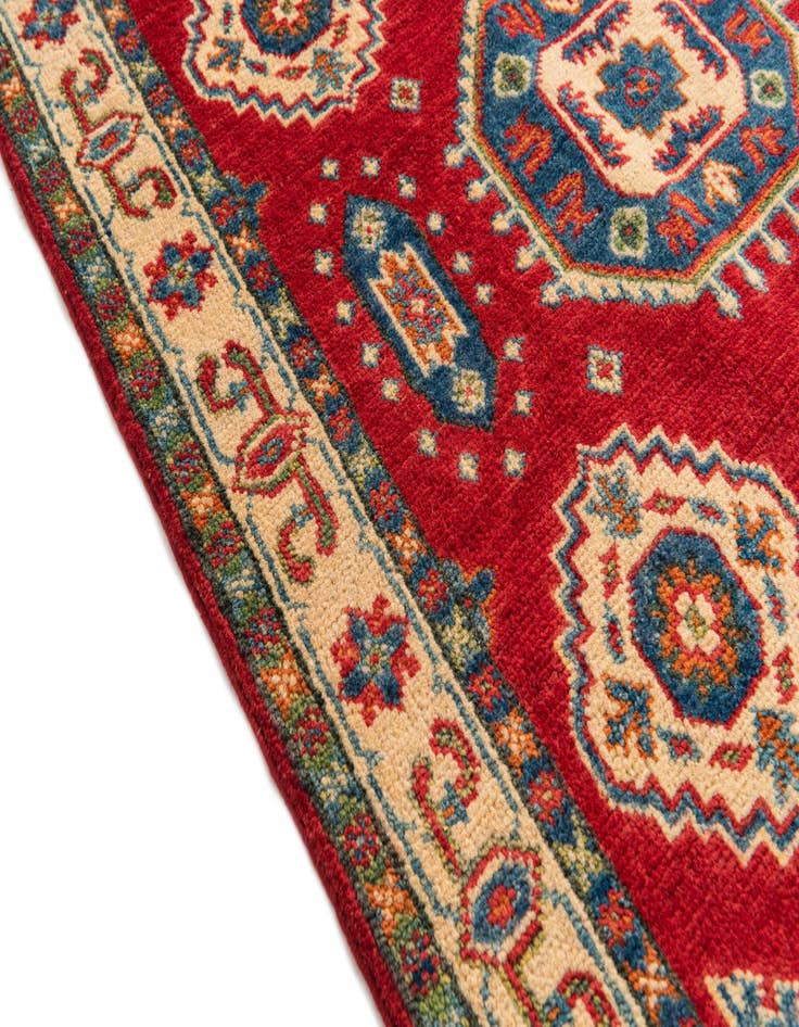 Detail image of  2' 8 x 4'  Hand Knotted Kazak Rug