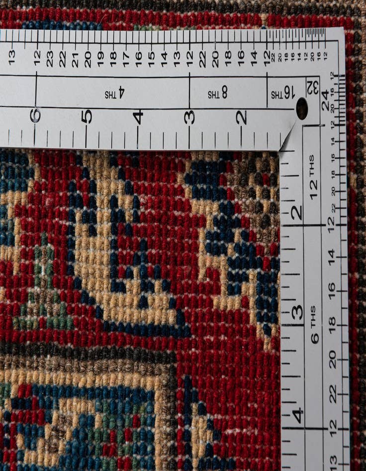 Detail image of  2' 8 x 4' 1  Hand Knotted Kazak Rug