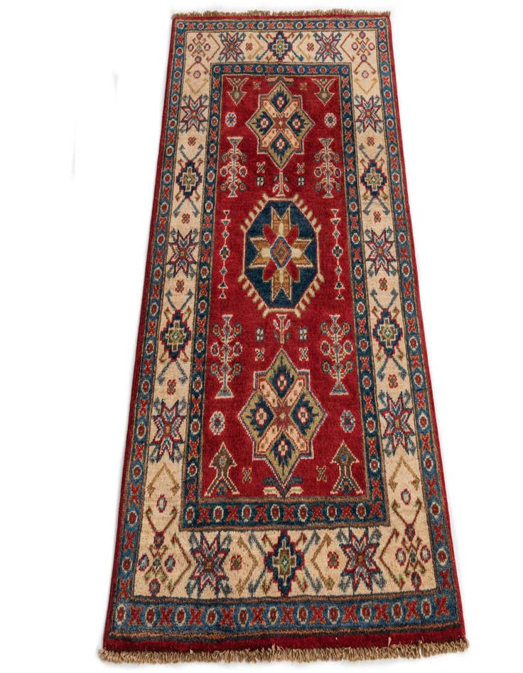 Detail image of  2' 7 x 4' 4  Hand Knotted Kazak Rug