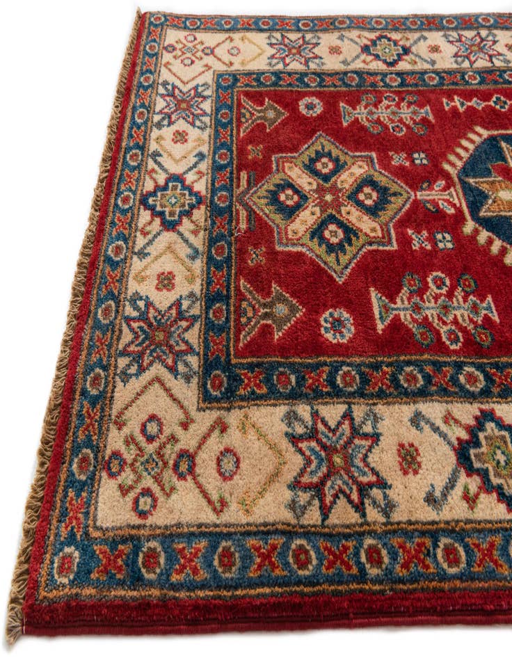 Detail image of  2' 7 x 4' 4  Hand Knotted Kazak Rug