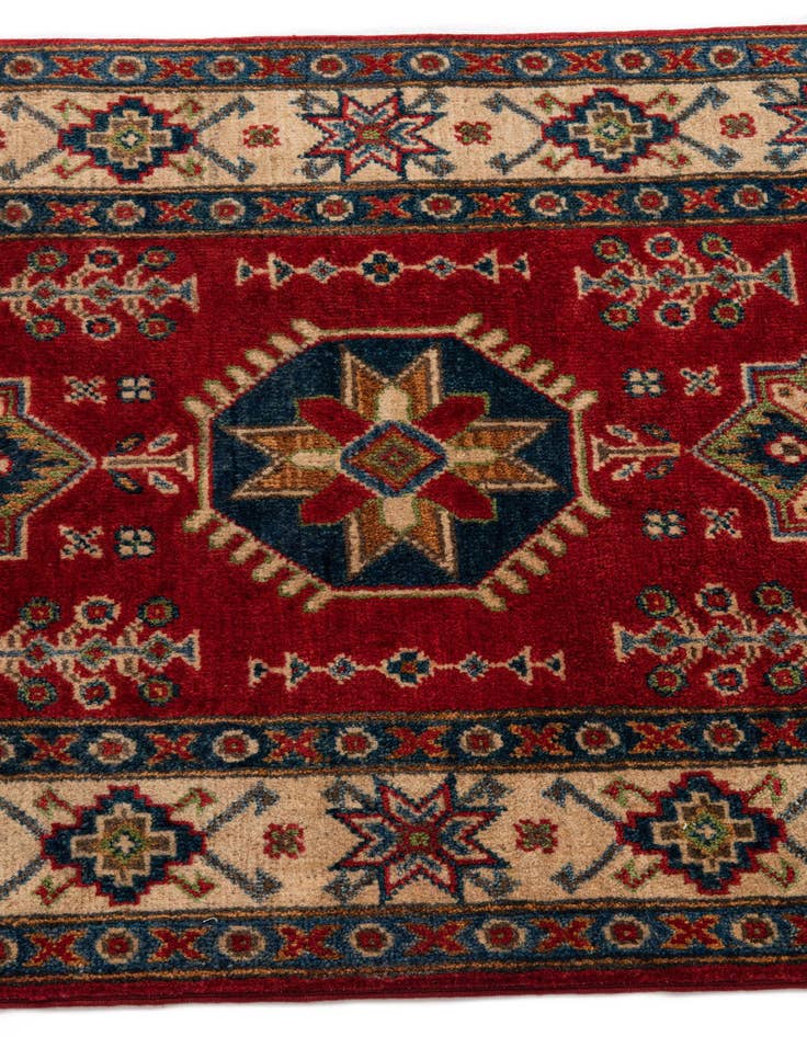 Detail image of  2' 7 x 4' 4  Hand Knotted Kazak Rug