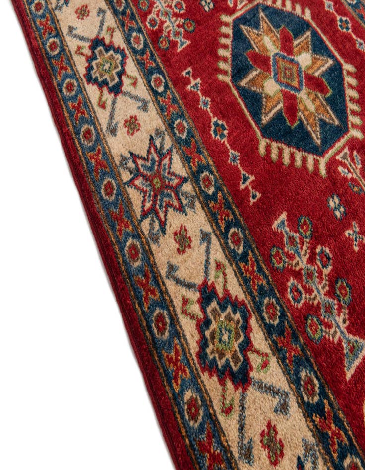 Detail image of  2' 7 x 4' 4  Hand Knotted Kazak Rug