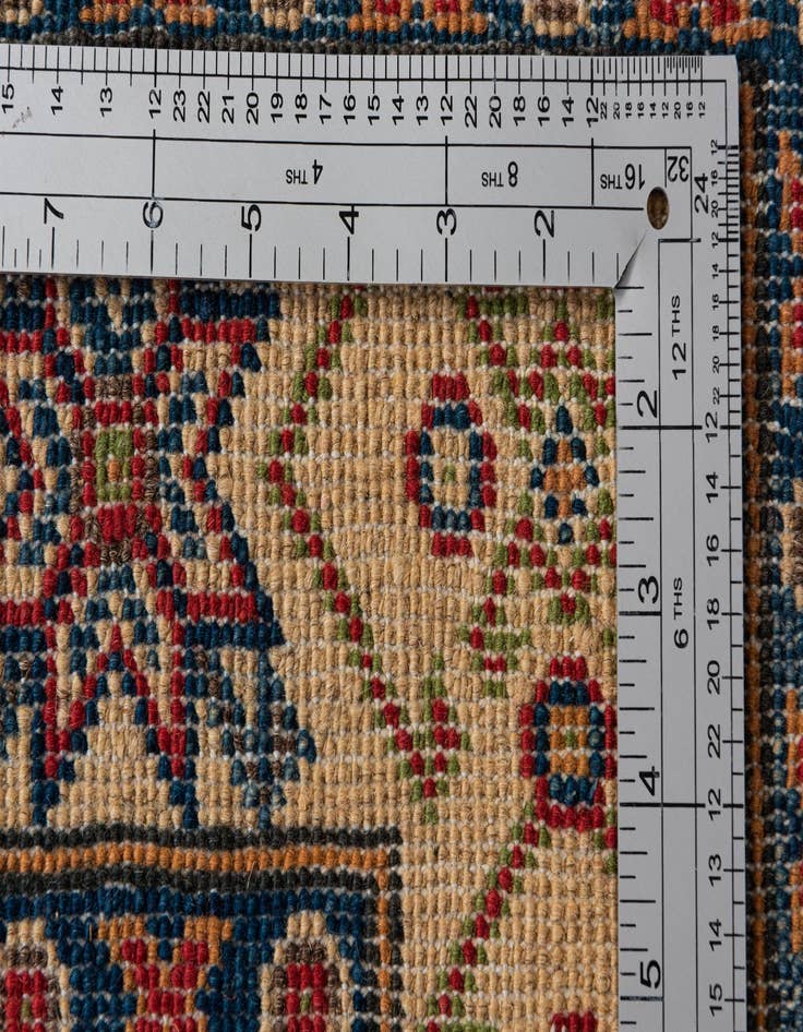 Detail image of  2' 7 x 4' 4  Hand Knotted Kazak Rug