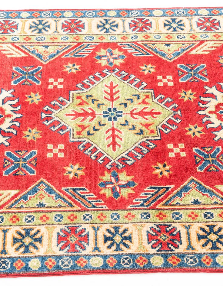 Detail image of  3' 3 x 4' 10  Hand Knotted Kazak Rug