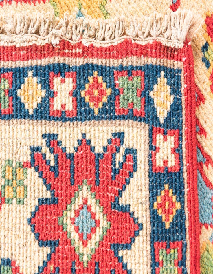 Detail image of  3' 3 x 4' 10  Hand Knotted Kazak Rug