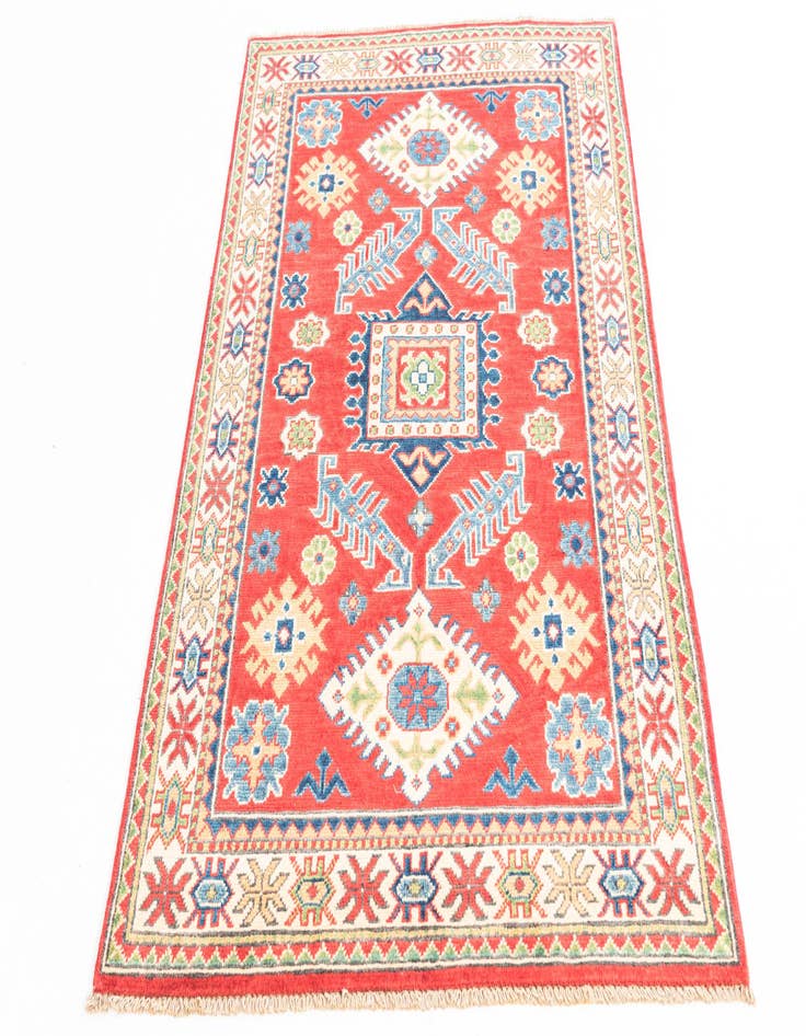 Detail image of  3' 3 x 5'  Hand Knotted Kazak Rug